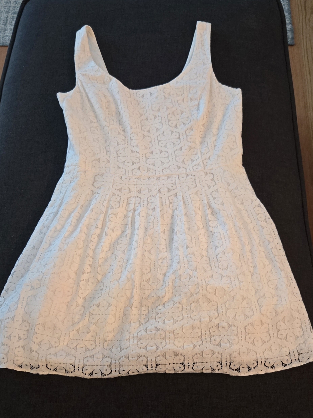 Lilly Pulitzer White Lace Sleeveless Mini Dress Size 10